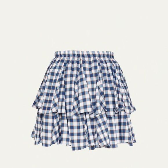 NWT Caroline Constas Reign Skirt Check - Picture 2 of 9
